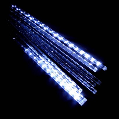 Гирлянда "Ледяные сосульки". Белые 4,8 х 0,5м