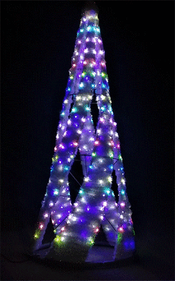 Елка «Метель» 2,5м программируемая (256 режимов свечения)